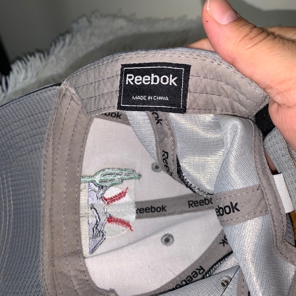 AZ Traditions Baseball Cap Reebok Grey Embroidery Mesh Hook & Loop Adjustable - Picture 4 of 4